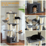 Arbre à chat XXL 170 cm – structure massive et ultra stable