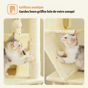 Arbre à chat XXL - avec hamac, niches et perchoir XXL