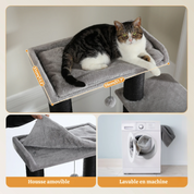 Arbre à chat XXL 170 cm – structure massive et ultra stable