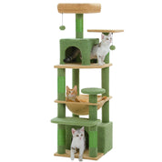 Arbre à chat XXL géant – hamac, niches et perchoirs pour petits espaces