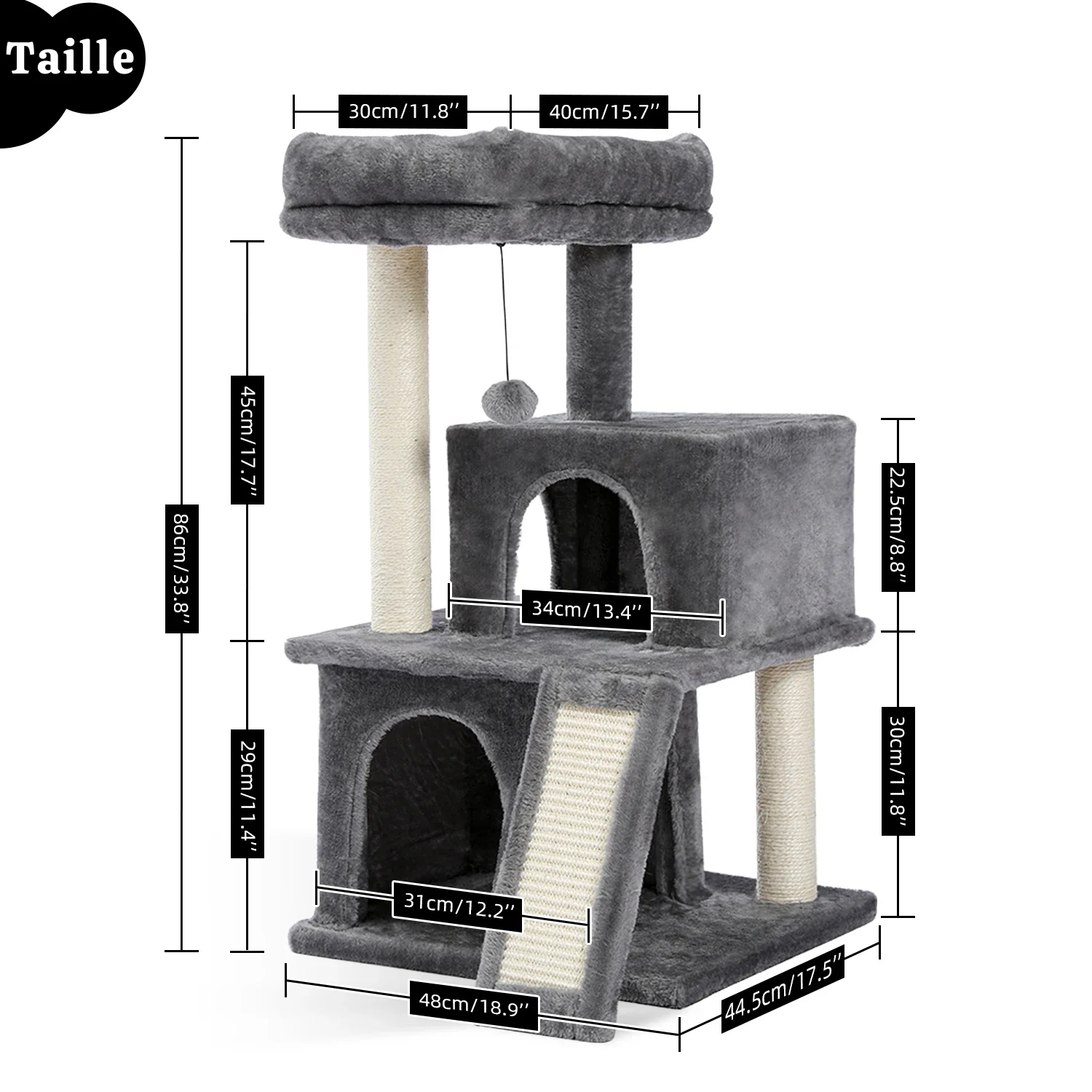 Arbre à Chat Évolutif : Dimensions Variables, Double Espace, Robustesse Garantie