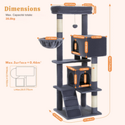 Arbre à Chat Évolutif : Dimensions Variables, Double Espace, Robustesse Garantie